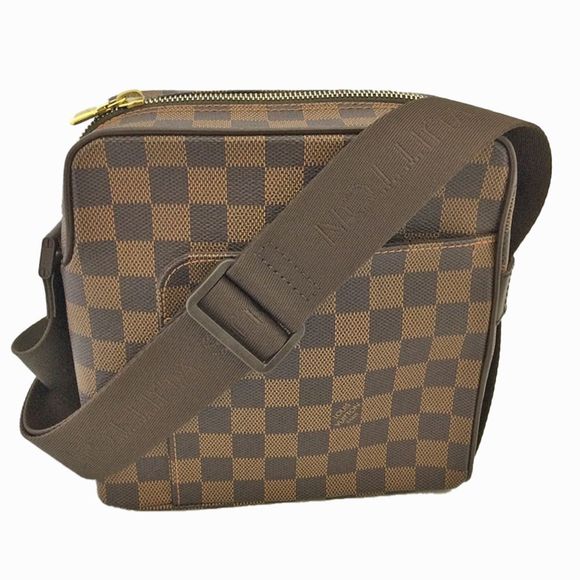 Louis Vuitton Olaf PM Damier Graphite Shoulder Bag Black - Picture 1 of 7